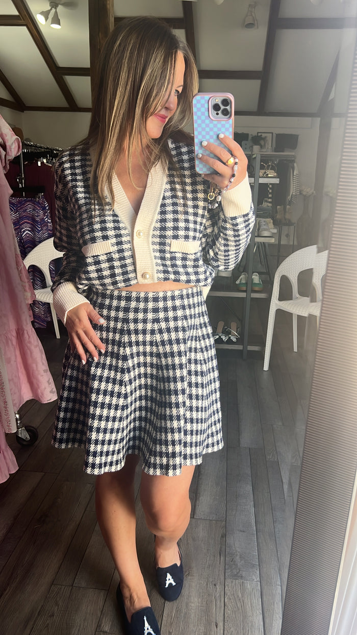 New Girl Navy Twirl Skirt