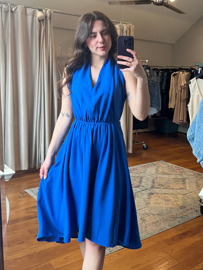 Monroe Tie Waist Midi Dress