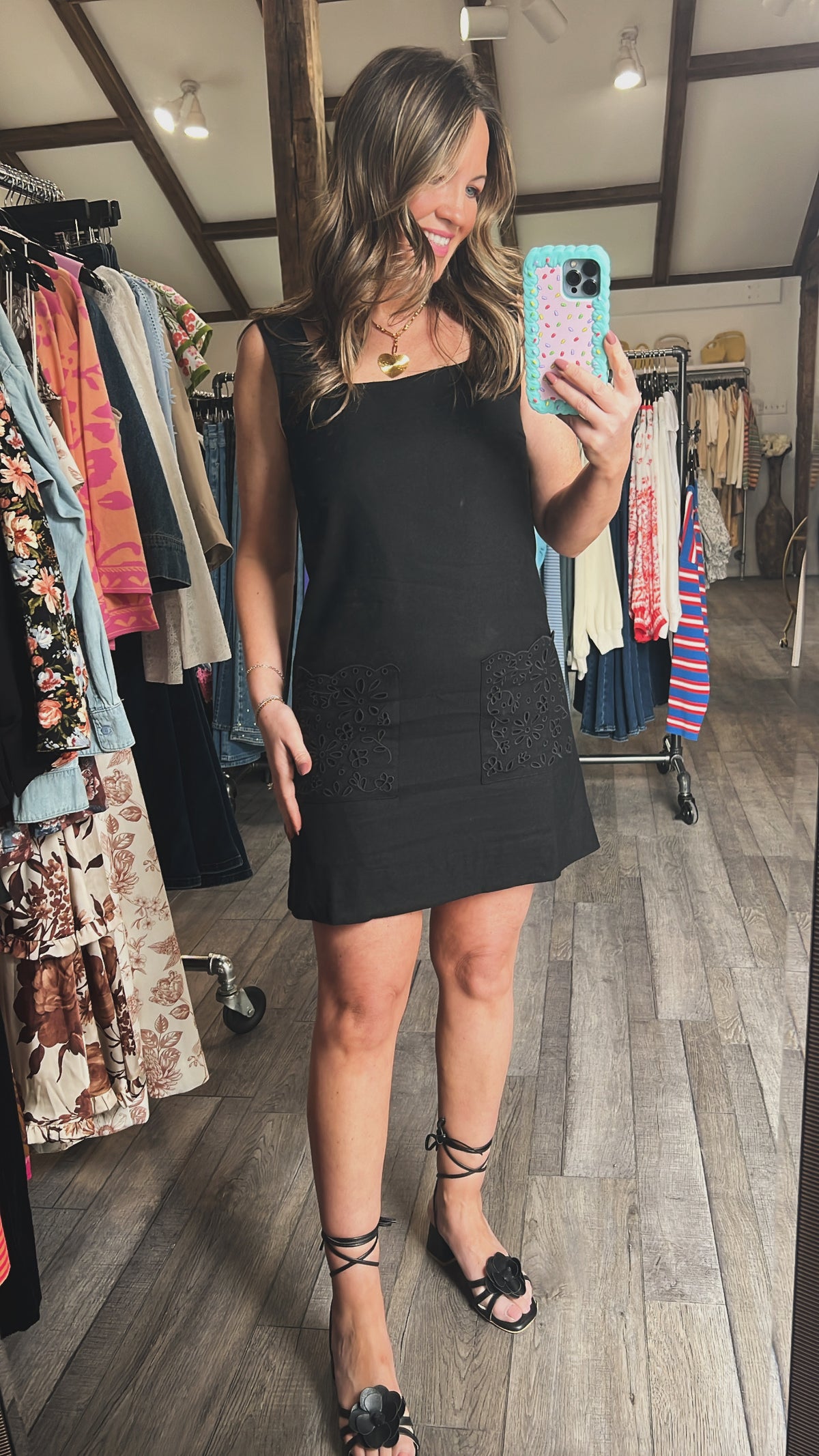 Linen Lark Mini Dress