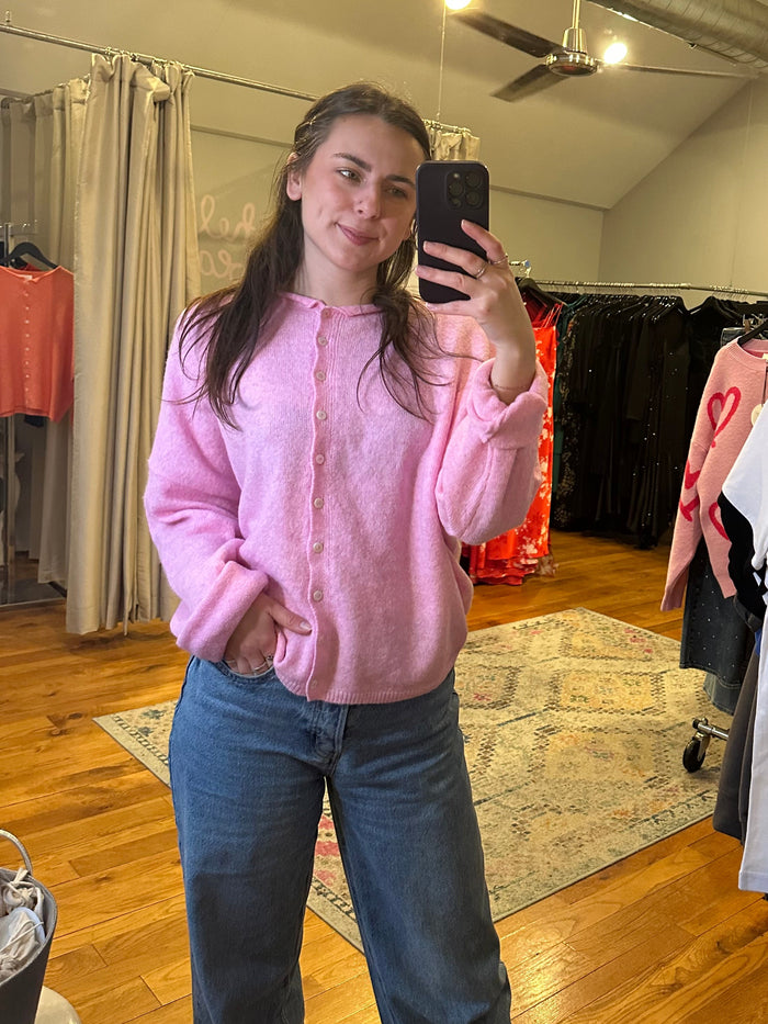 Molly Cardigan Pale Pink
