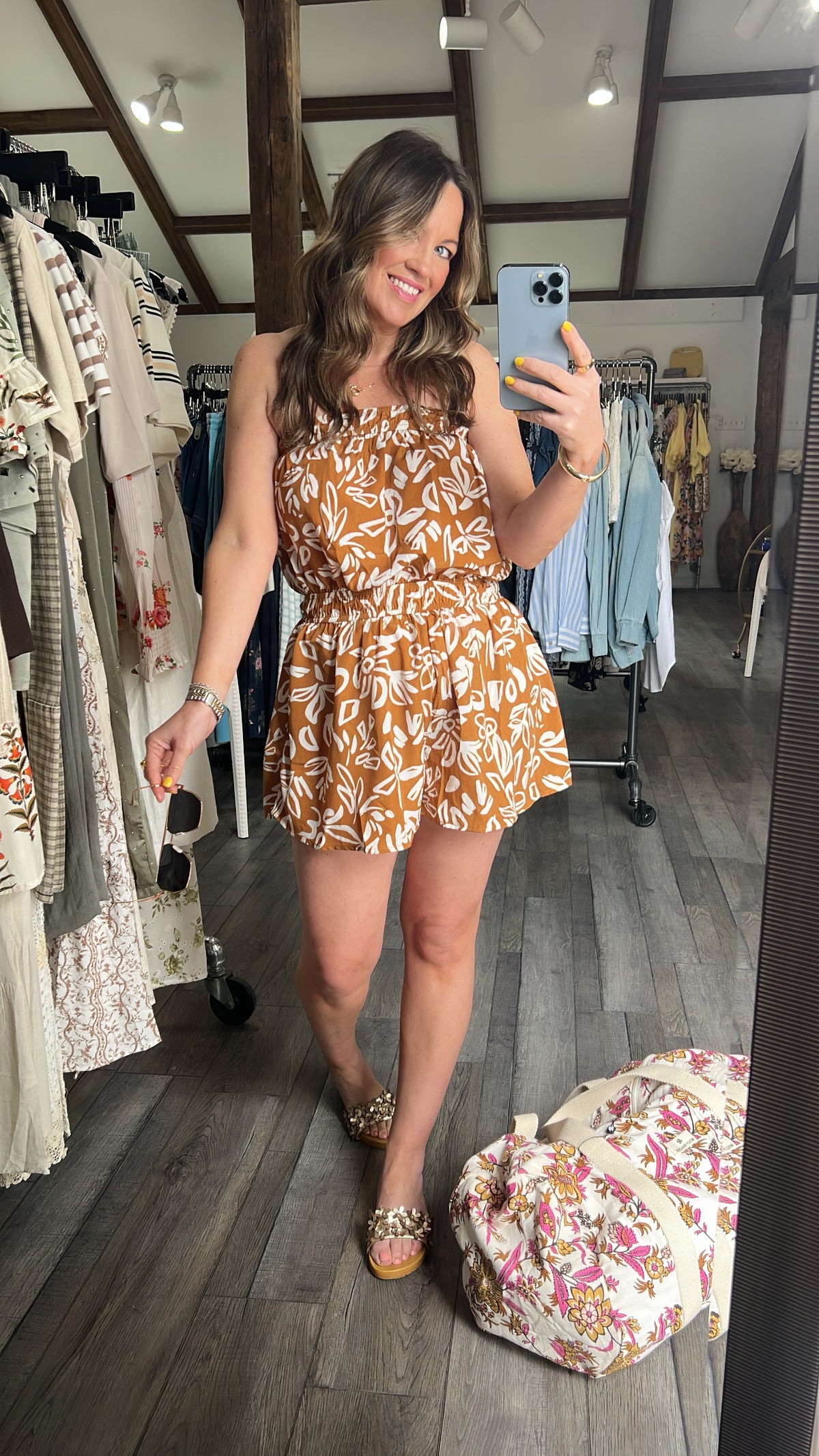 Earthy Resort Romper