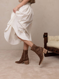 The Vienna | Leopard Sleek Ankle Bootie