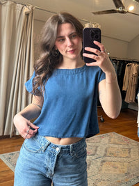 Chambray Top