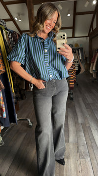Center Ring Stripe Top