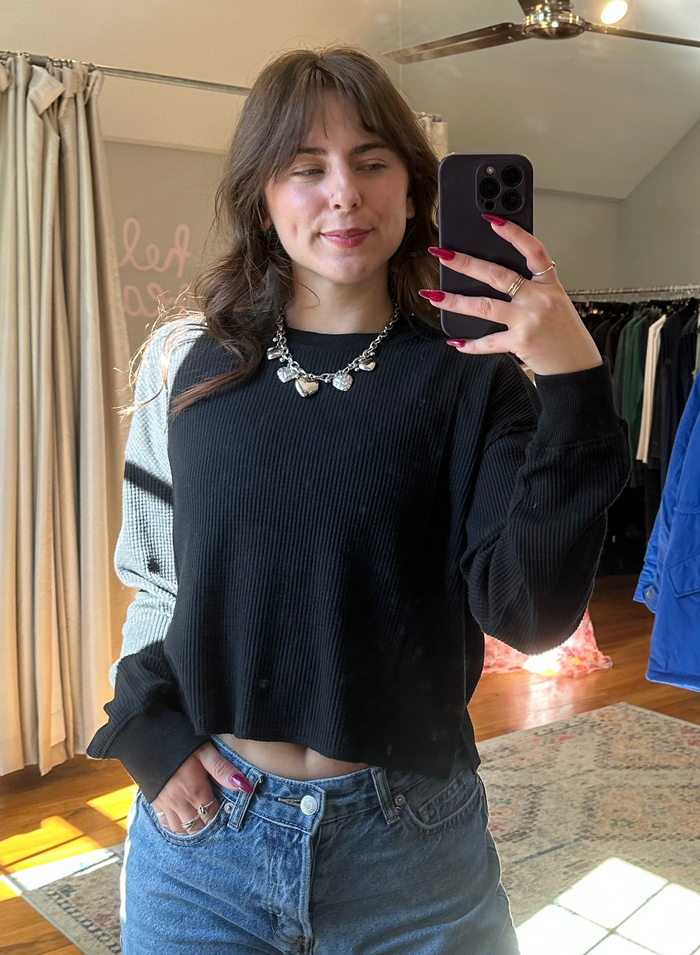 Angel Mini Thermal Top Black