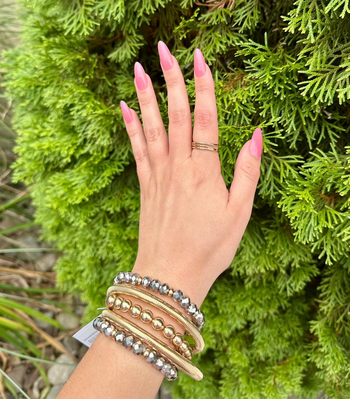 Triple Band Ring Gold Dipped