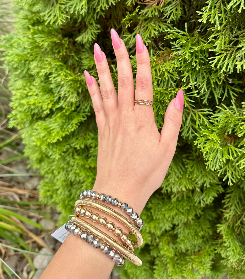 Triple Band Ring Gold Dipped