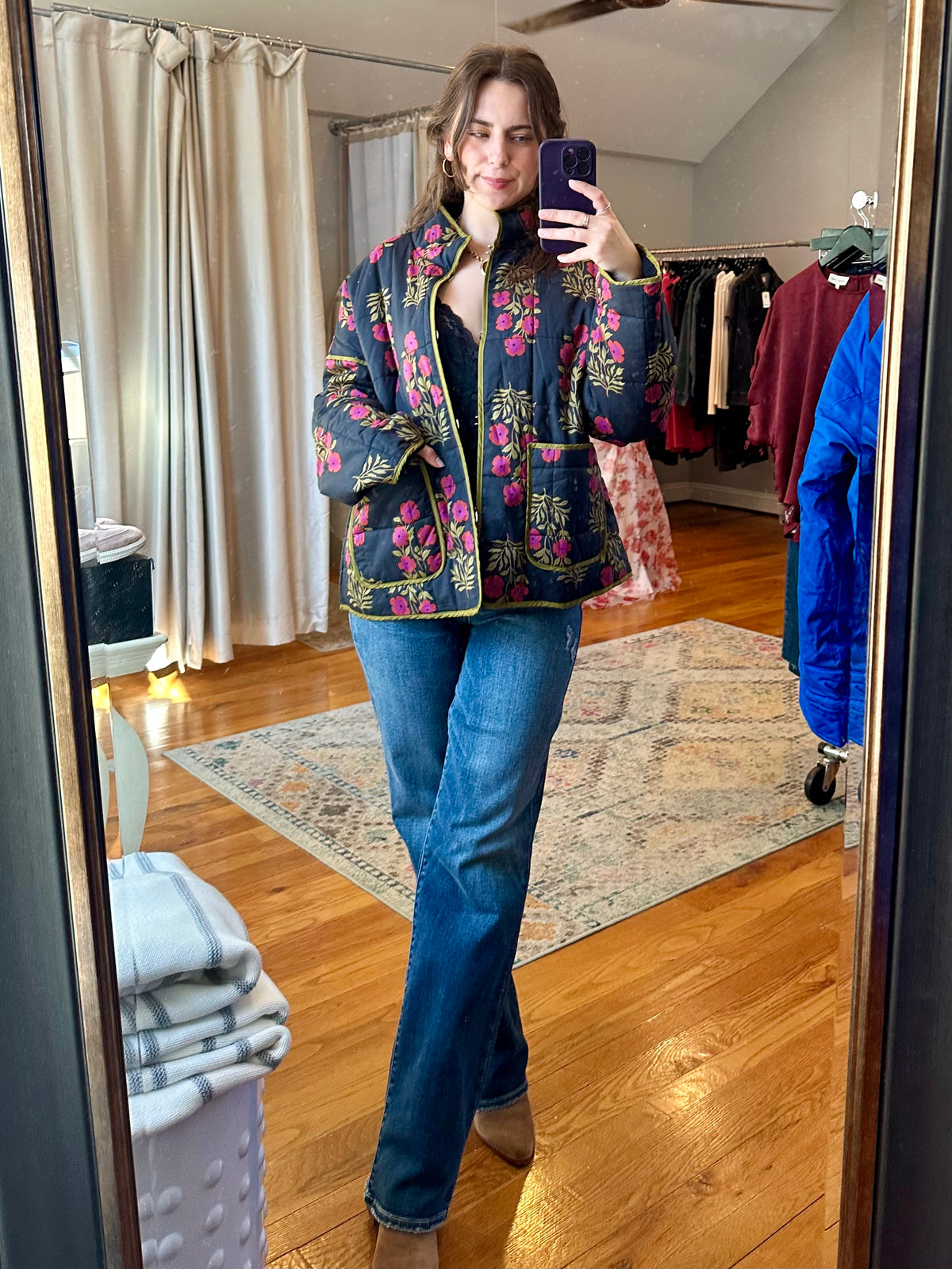 Sangria At Midnight Quilt Jacket