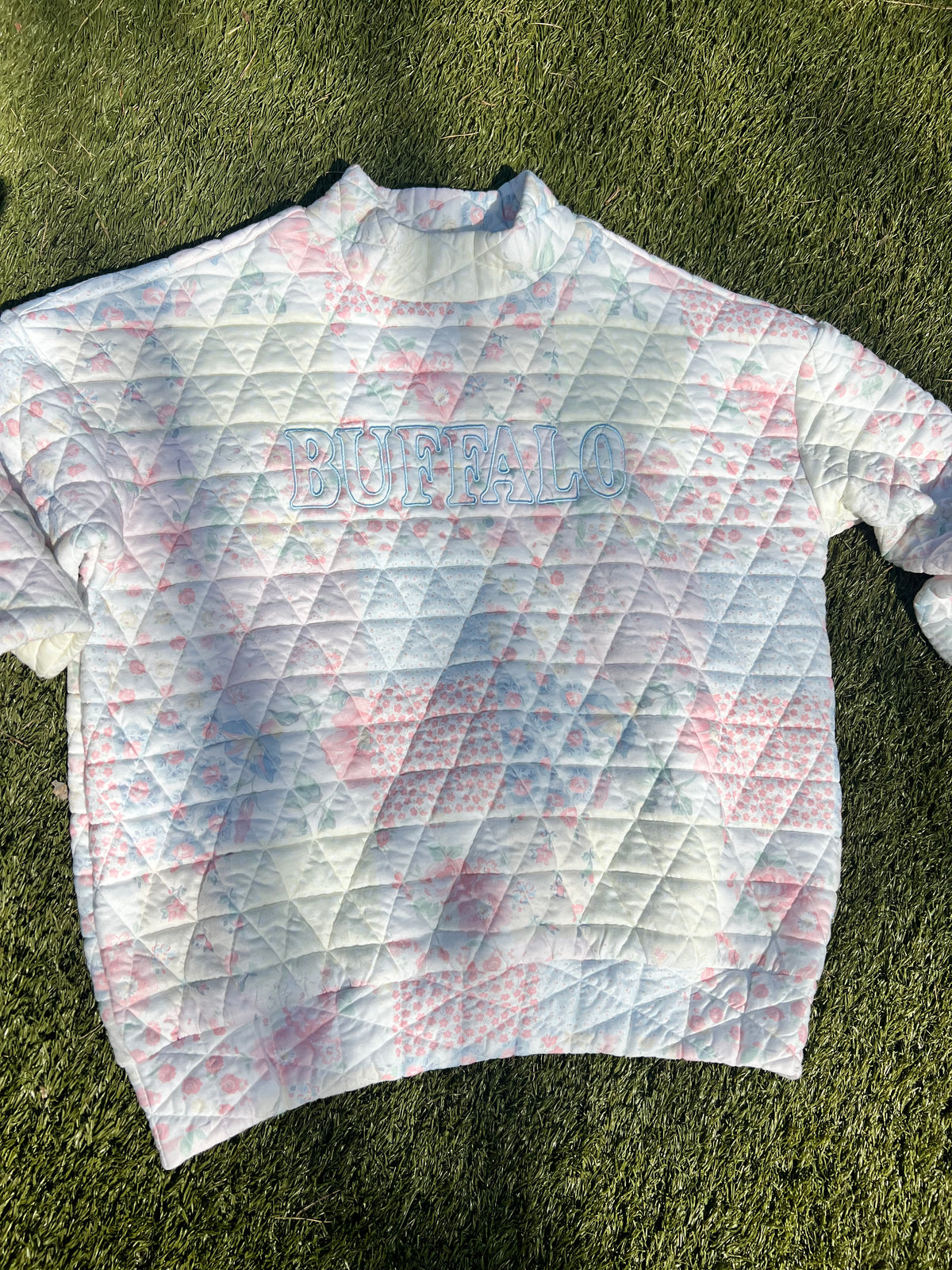 Buffalo Custom Coquette Embroidery Crew Neck