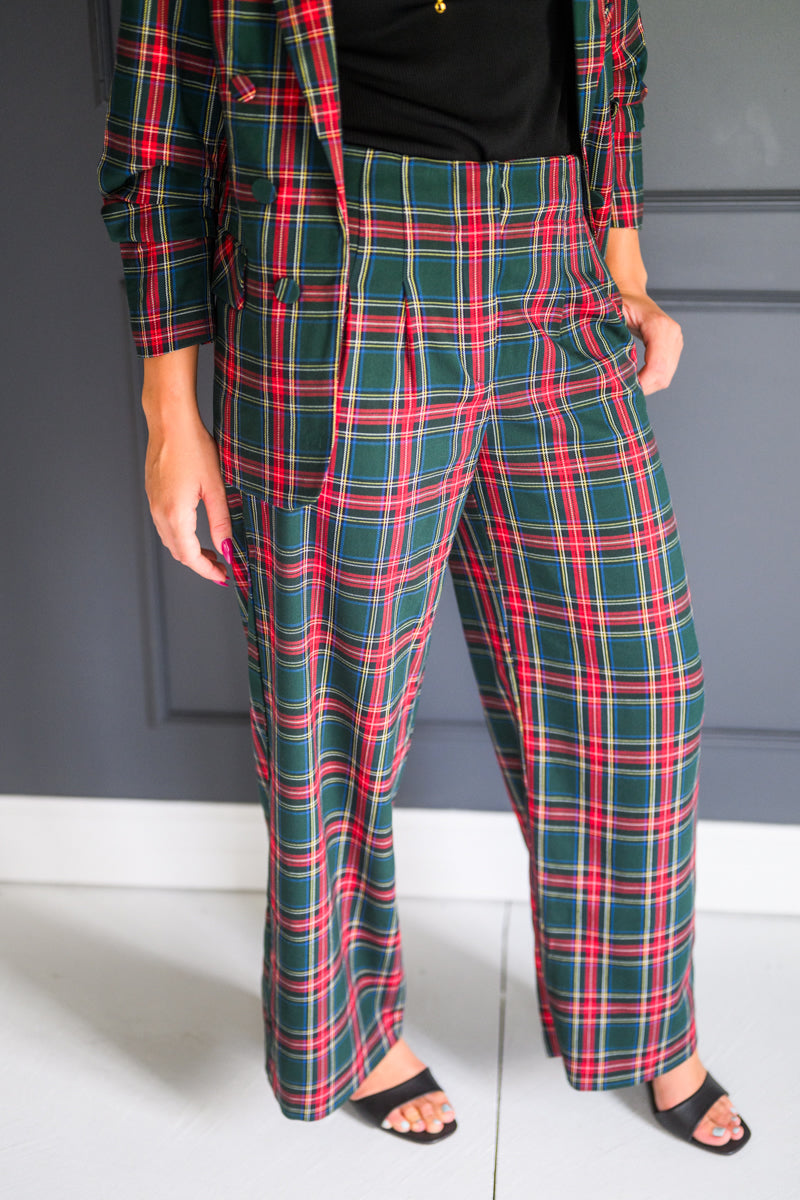 Evergreen Plaid Pants