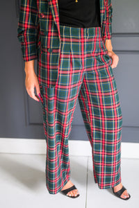 Evergreen Plaid Pants