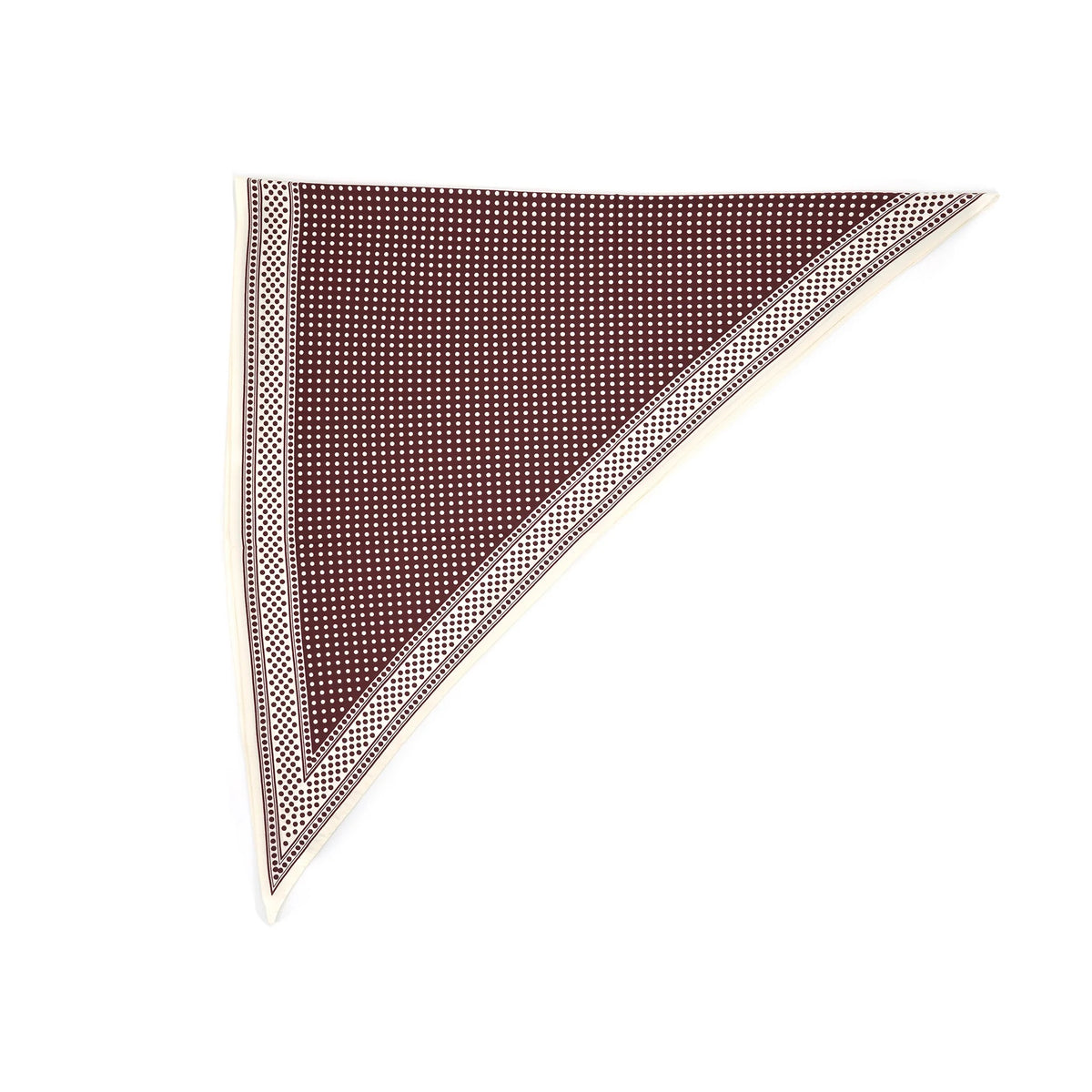 Bryce Burgundy Dot Scarf