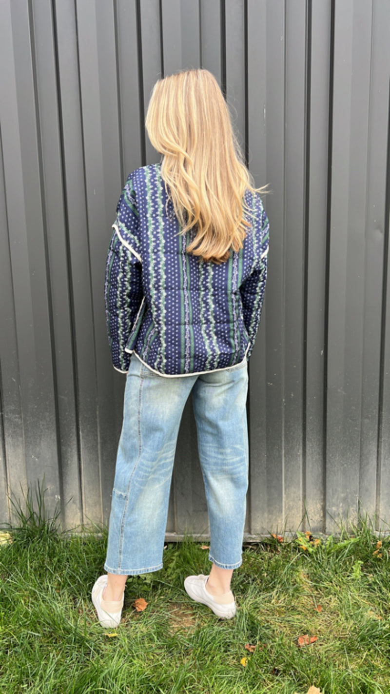 Denim Barrel Pant