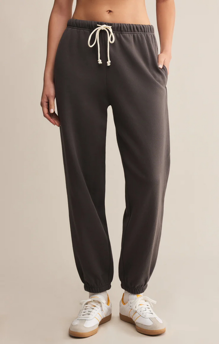 Stadium Cotton Jogger - Washed Black