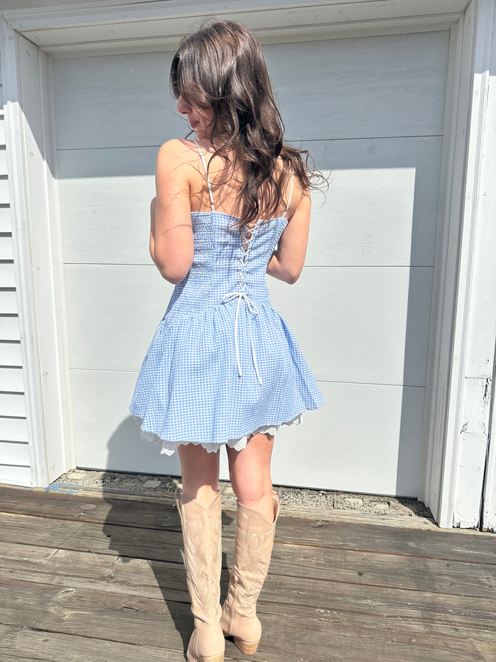 Miette Dress Pale Blue