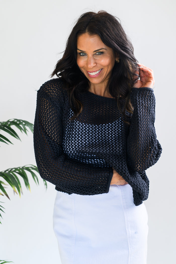 Hooked on You Spring Sweater