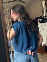 Chambray Top