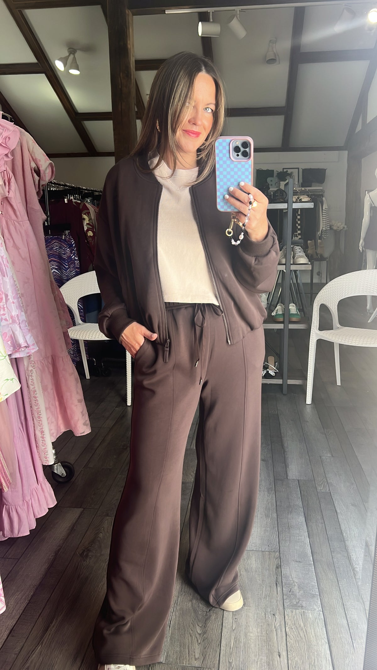 Berlin Brushed Modal Bomber Jacket