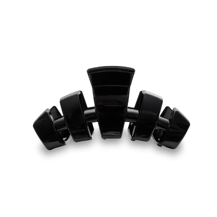 Jet Black Medium Classic Hair Clip