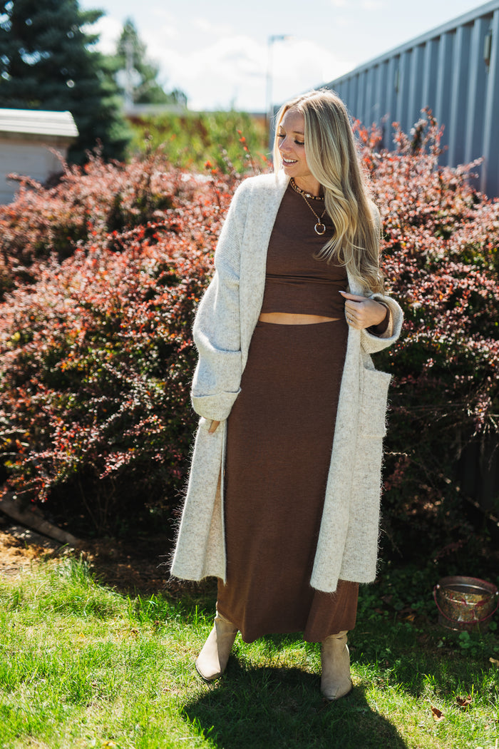 Demure Maxi Skirt