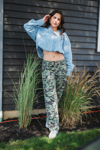 Beau Button Down Light Denim Shirt