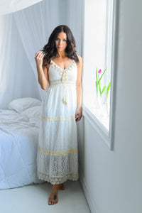 Pom Pom Barefoot Romance Maxi