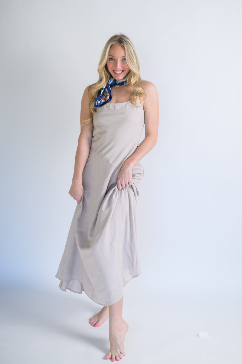 The Whispering Wheat Dress