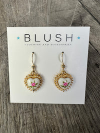 Heart Coquette Earrings