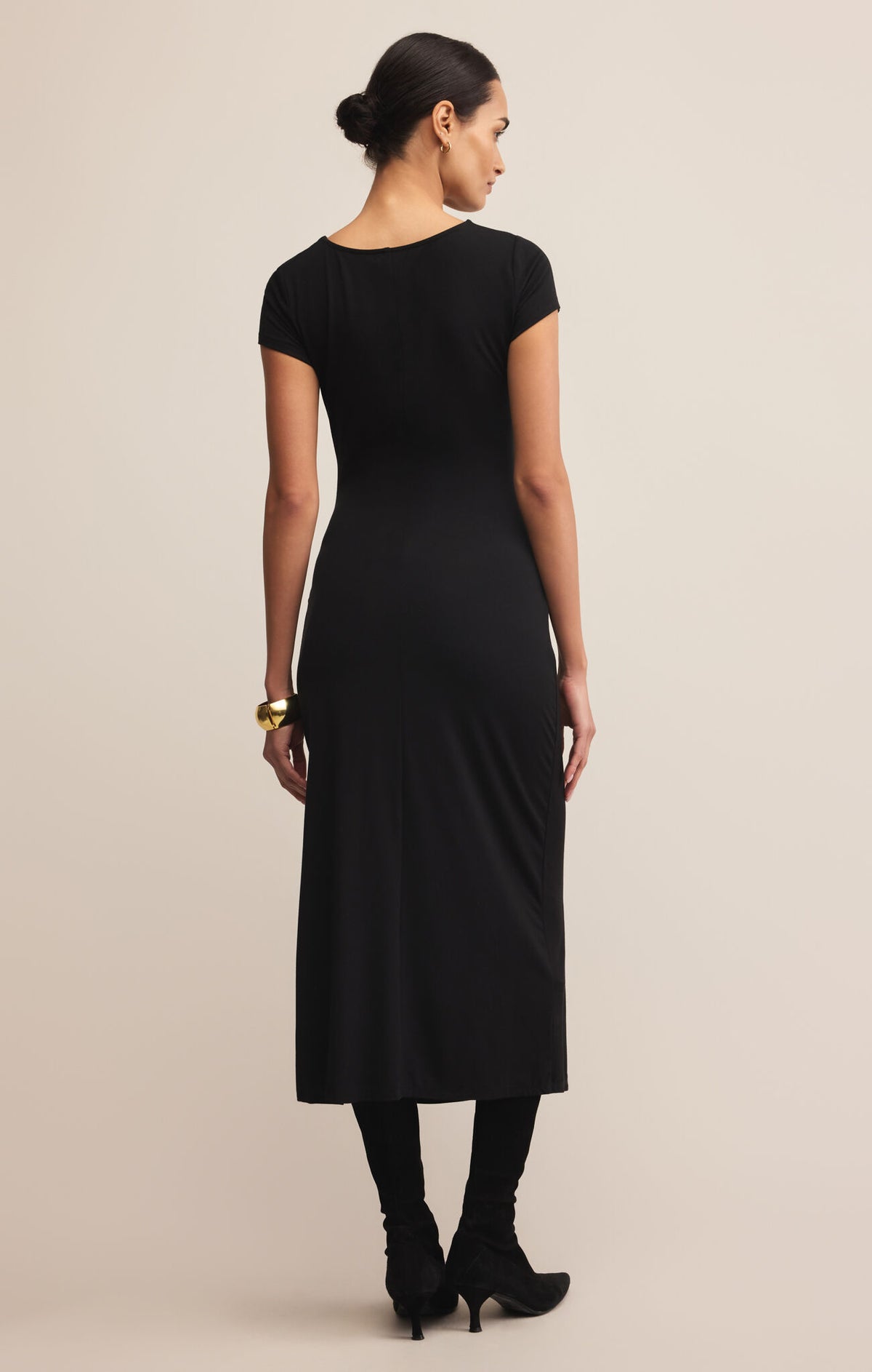 Aurelia Midi Dress Black