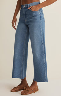 Nova Crop High Rise Wide Leg Jean- FRESCA