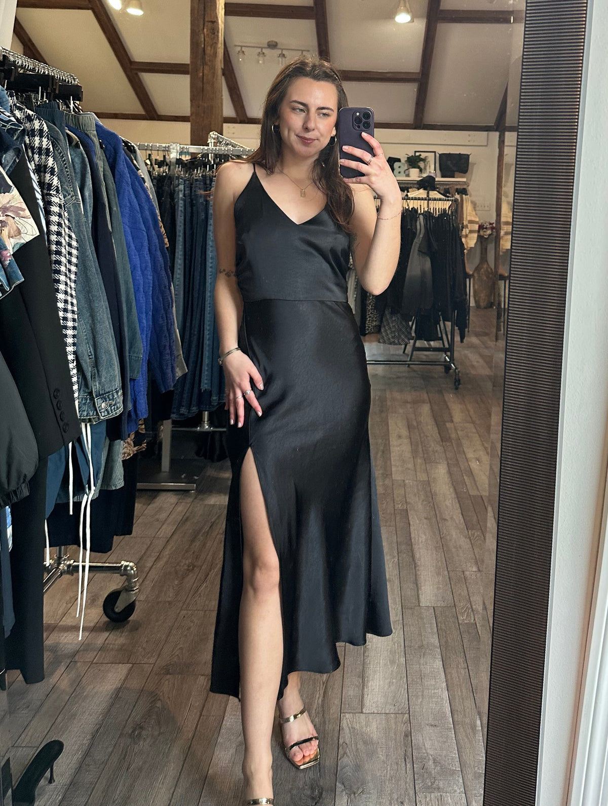 Susana Satin Cami Dress