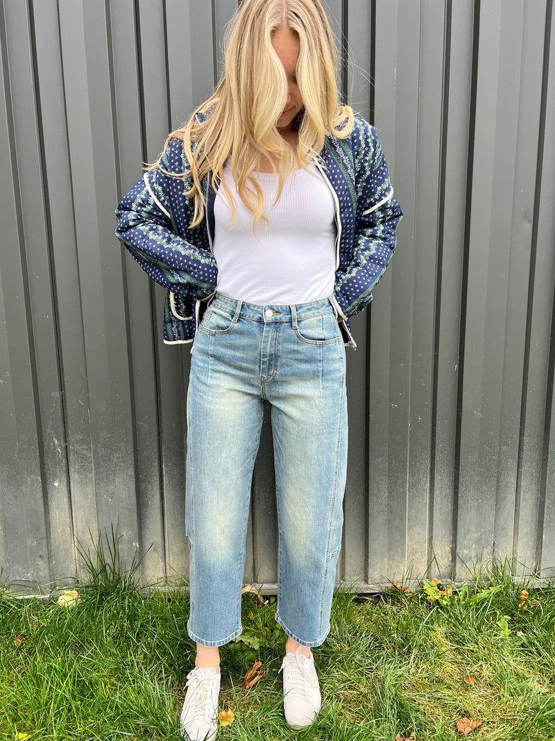 Denim Barrel Pant