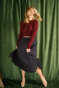 Plaid to Meet You Skirt