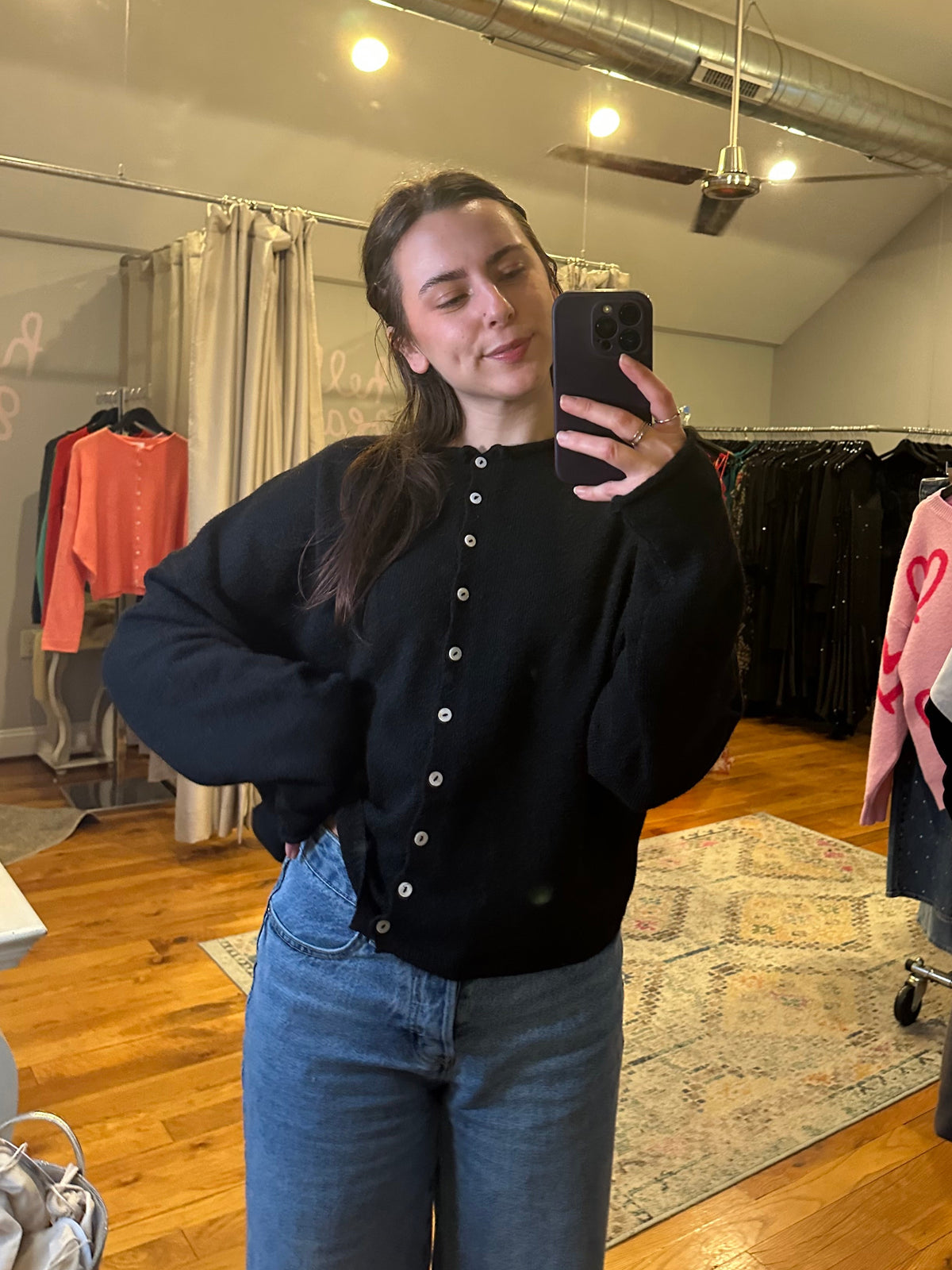 Molly Cardigan Black