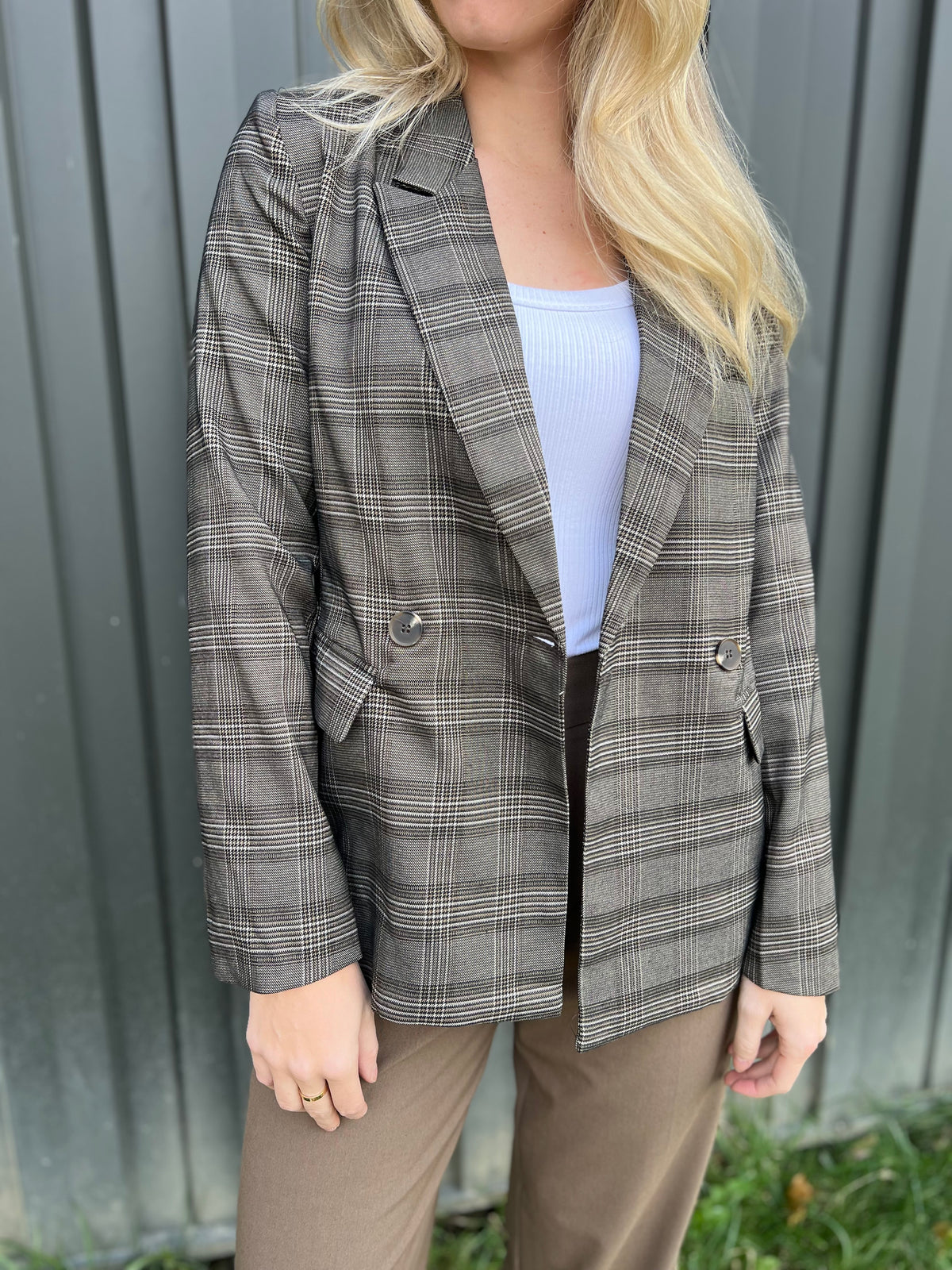 Pleasantville Plaid Blazer