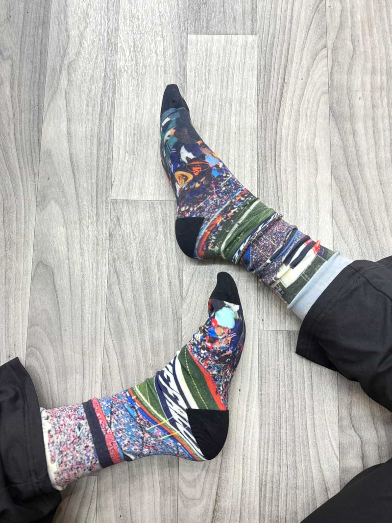A "View From The Ralph" Socks by Abigail Lee