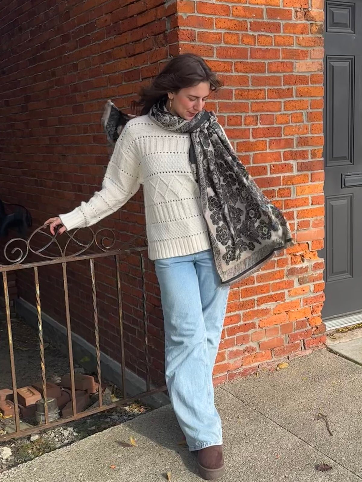 Rosette Bunches Scarf