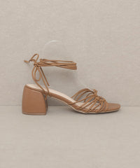 The Celia Lace Up Heel