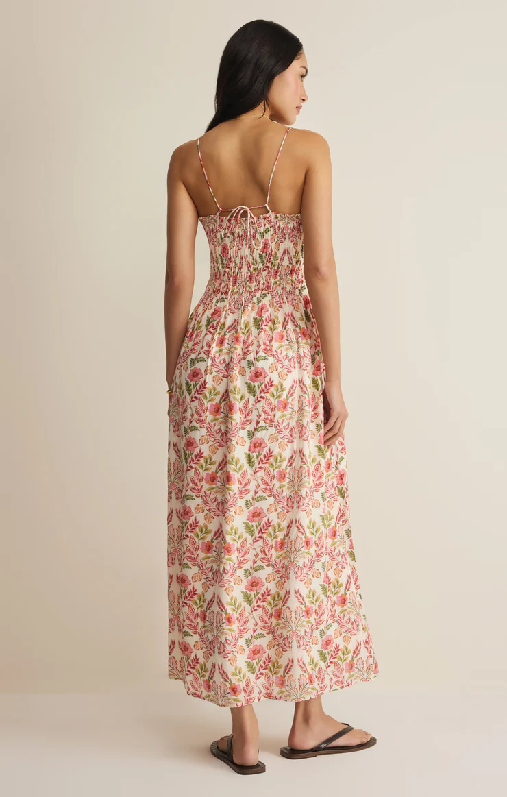 Cornelia Ami Floral Midi Dress Multi