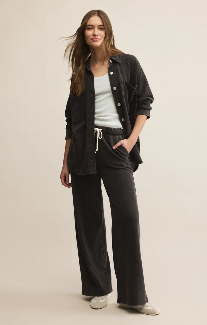 Hunter Knit Denim Pant Vintage Black