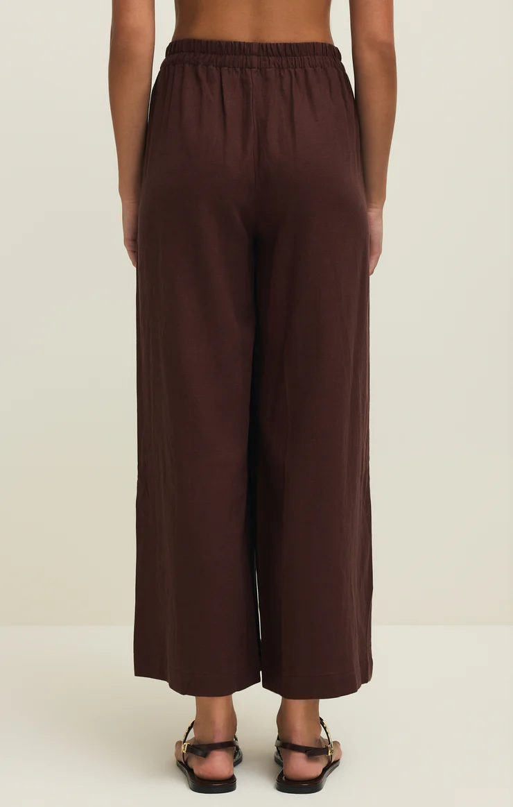 Scout Linen Pant Chocolate Cherry