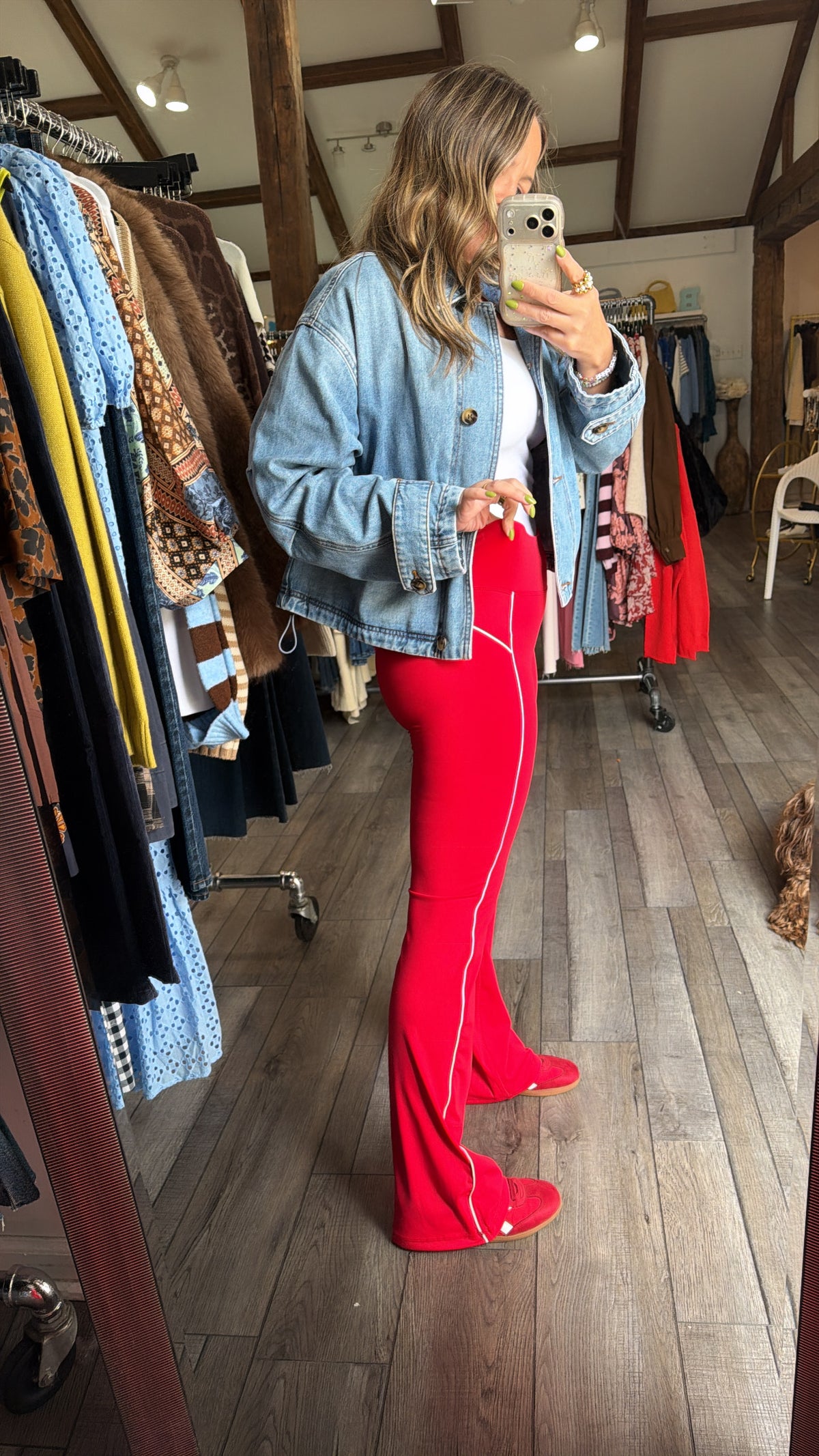 Waist Band Contrast Piping Detail Workout Pants