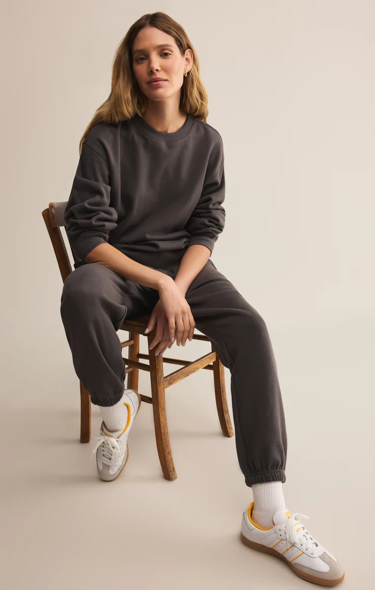 Stadium Cotton Jogger - Washed Black