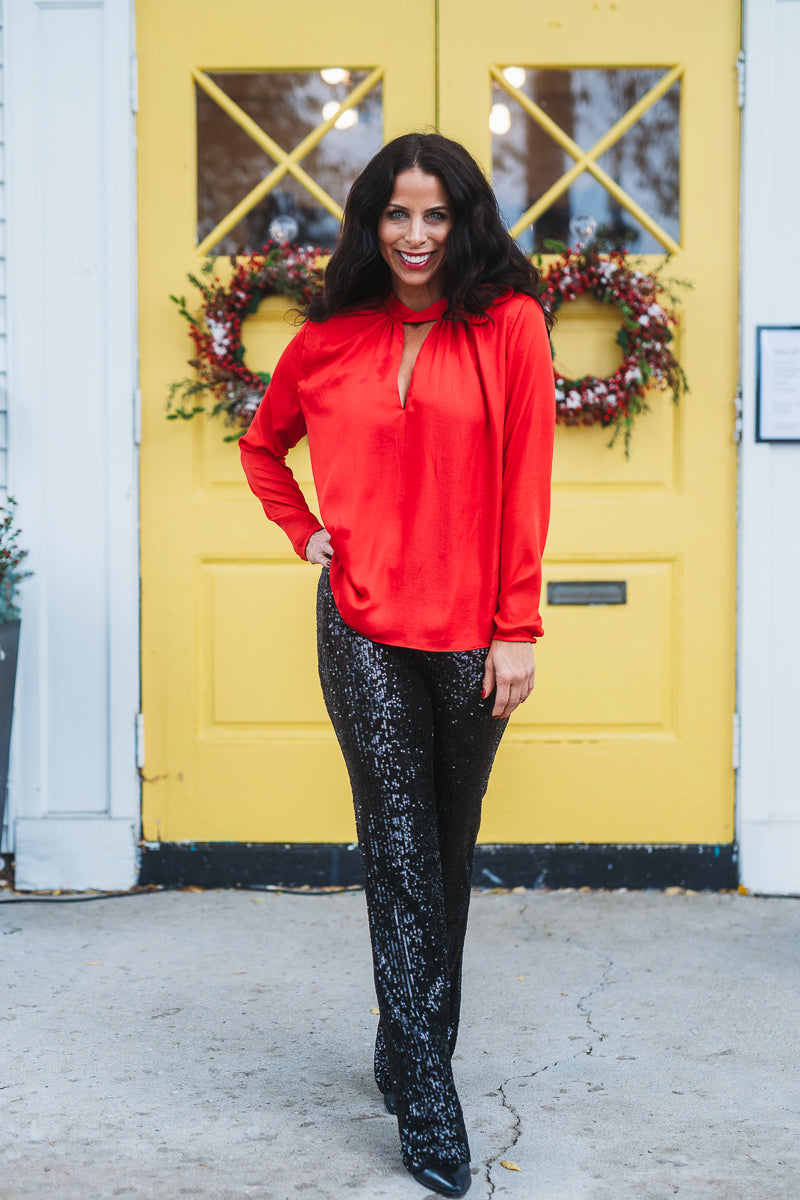 Citrine Sequin Pant