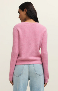 Medina Rib Cardigan Pink Crush