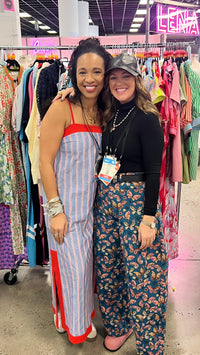 Chambray & Red Stripe Dress