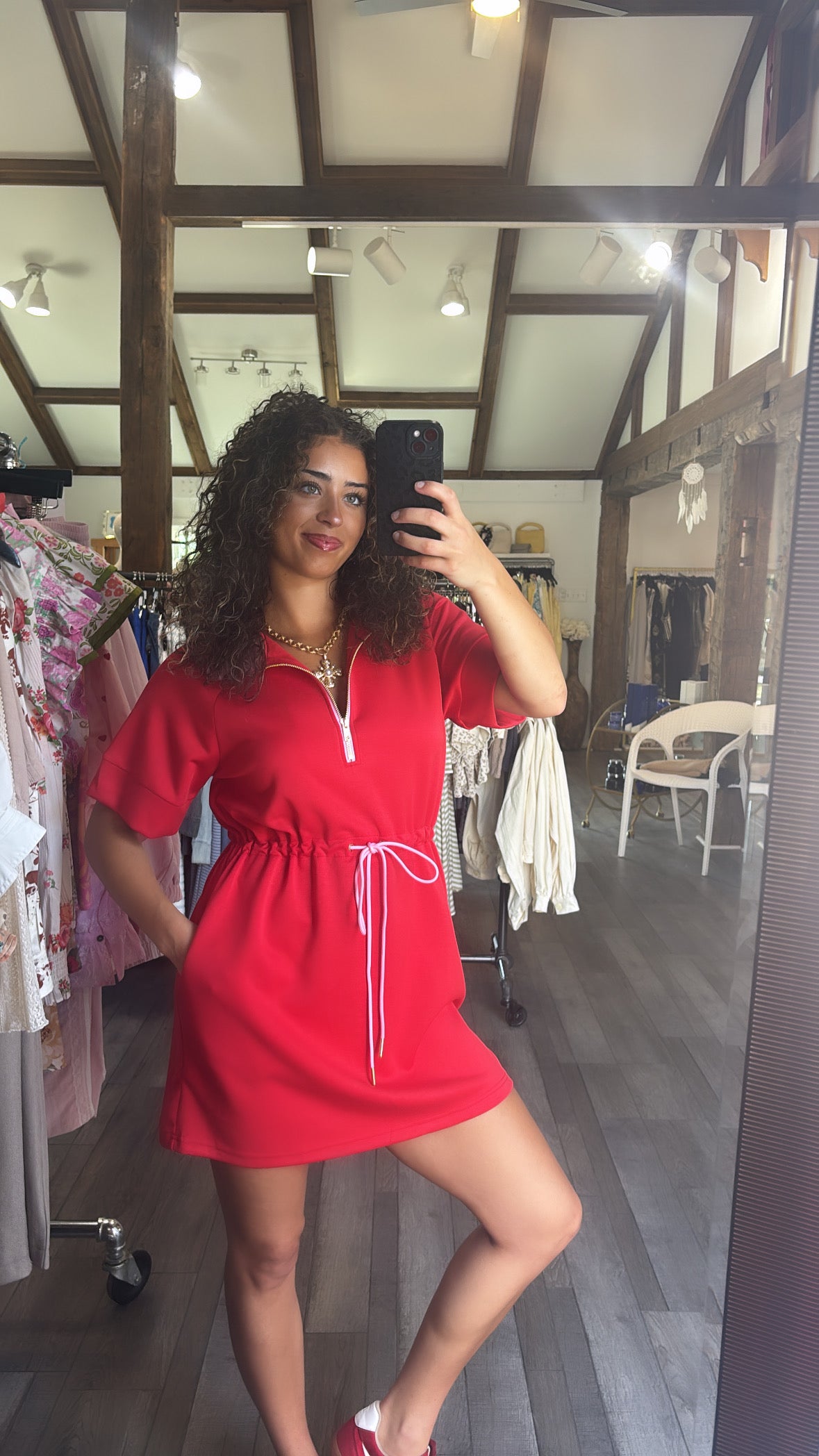Match Point Collar Dress