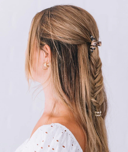 Blonde Tortoise Tiny Classic Hair Clip