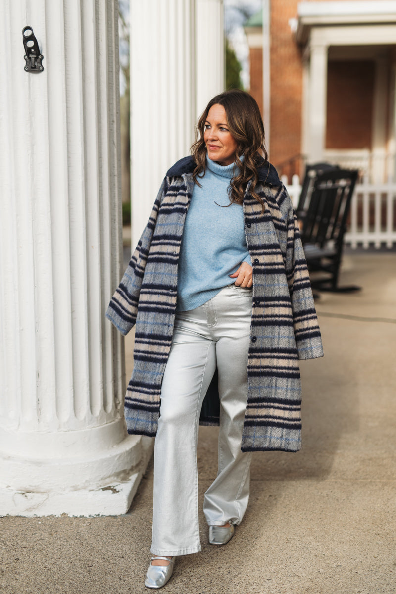 Baby Blue Turtleneck