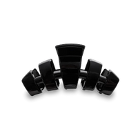 Jet Black Small Classic Hair Clip